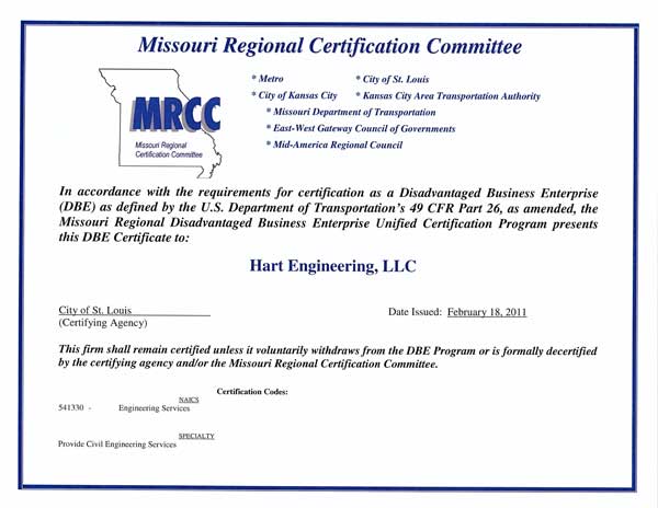 MRCC Certification